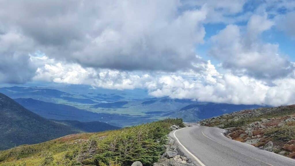 The Mount Washington Auto Road is the highest road in the Eastern United States.