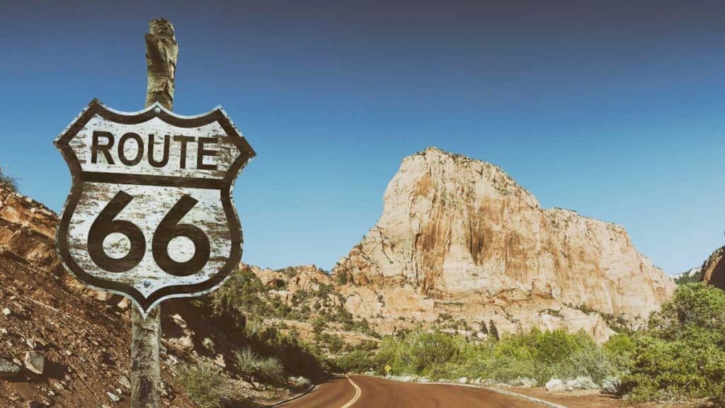 Route 66, also known as the Mother Road winds over 2,000 miles across the American West, from Illinois to California.
