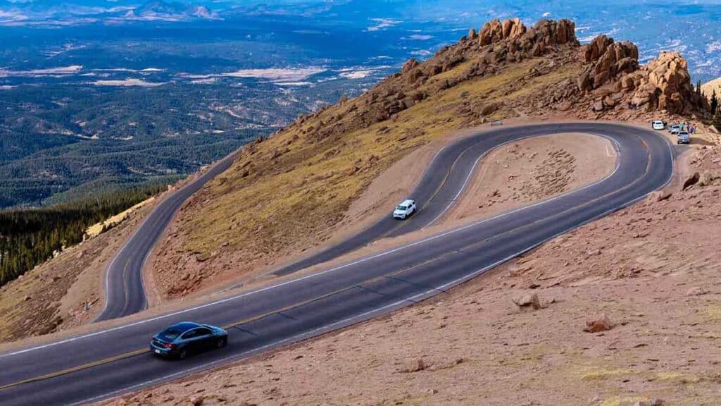 The Pikes Peak Highway gives new meaning to "no borders"