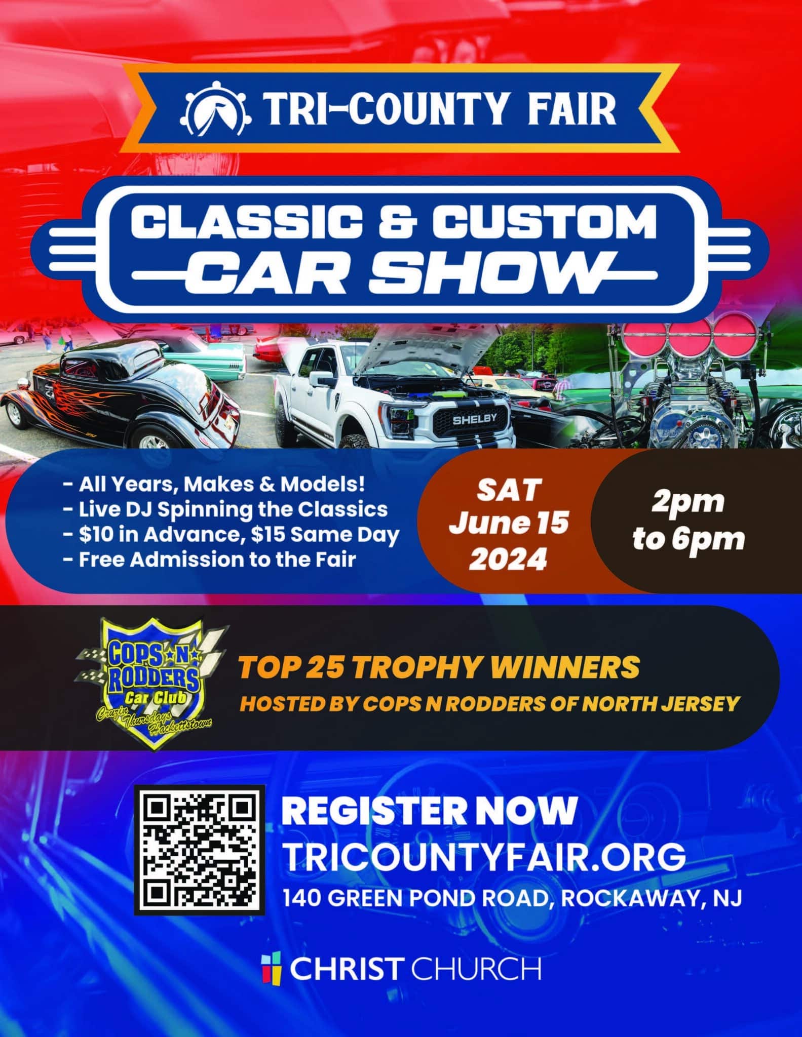 10th Annual TriCounty Fair Classic and Custom Car Show Cars and